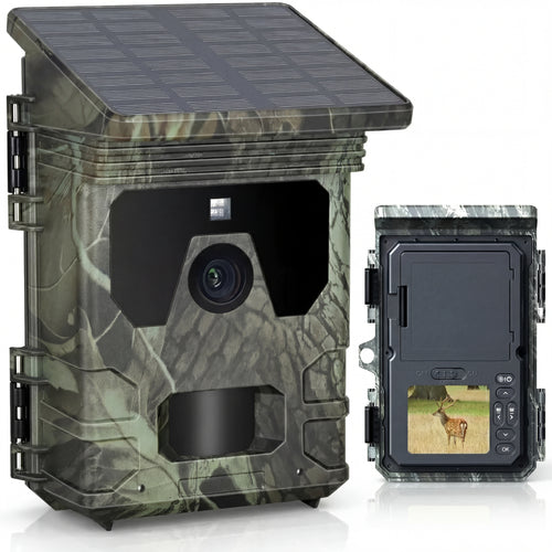 Caméra de Chasse Solaire ApexCam HC-600A — 30MP, Vidéo 1080P, Autonomie Illimitée